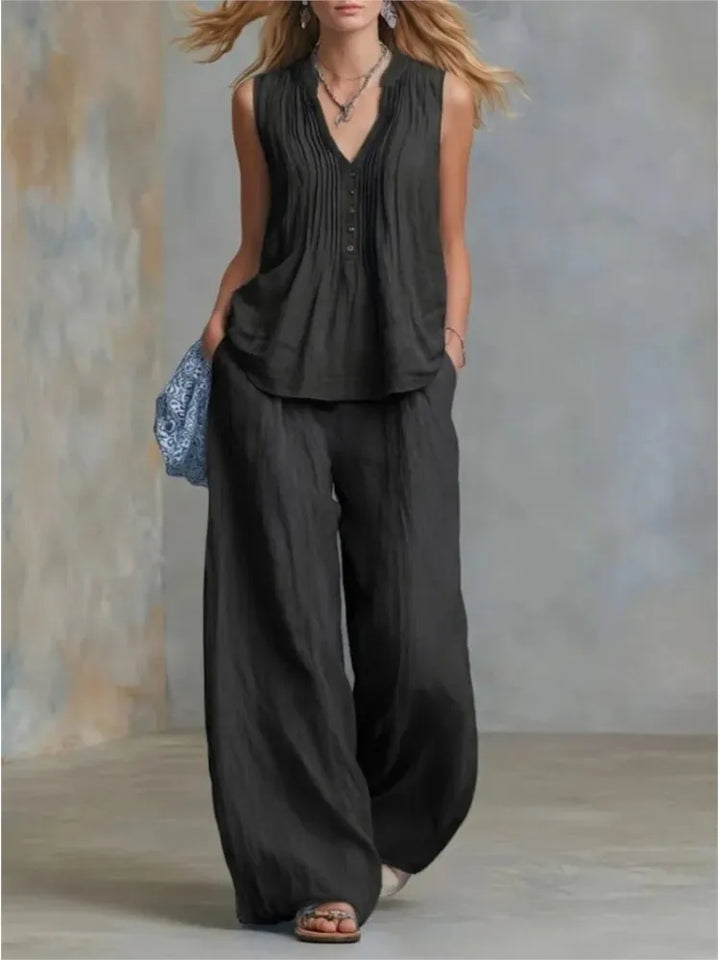 Lauren Faltenrock Zweiteiliges Set