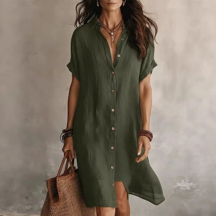 Aria Button-Up Dress