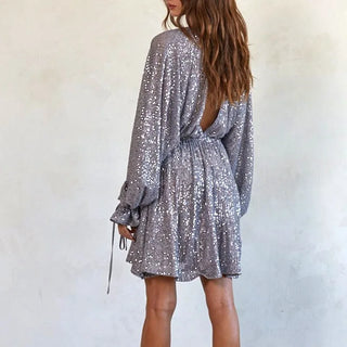 Abendkleid mit Pailletten von Morgan