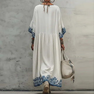 Julia Besticktes Kaftan-Kleid