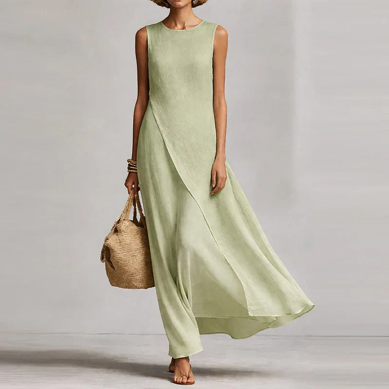 Saffira Luftiges Lässiges Maxikleid