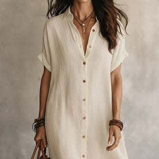 Aria Button-Up Dress