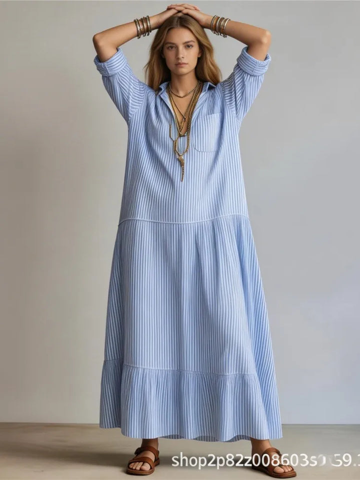 Gestreiftes Maxikleid von Madeline