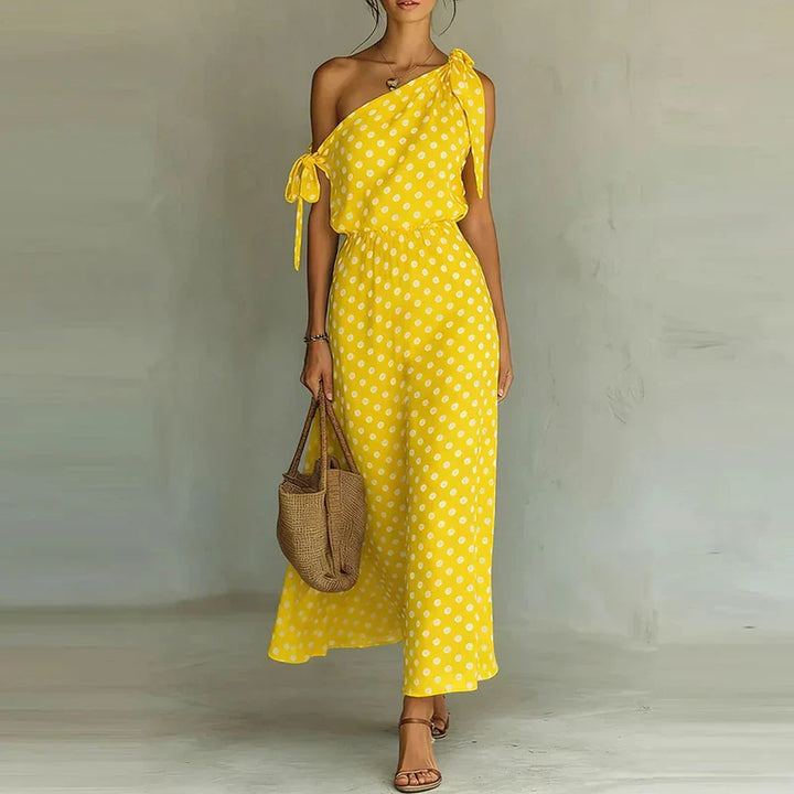 Nora Off-Shoulder Flowing Maxi Dress