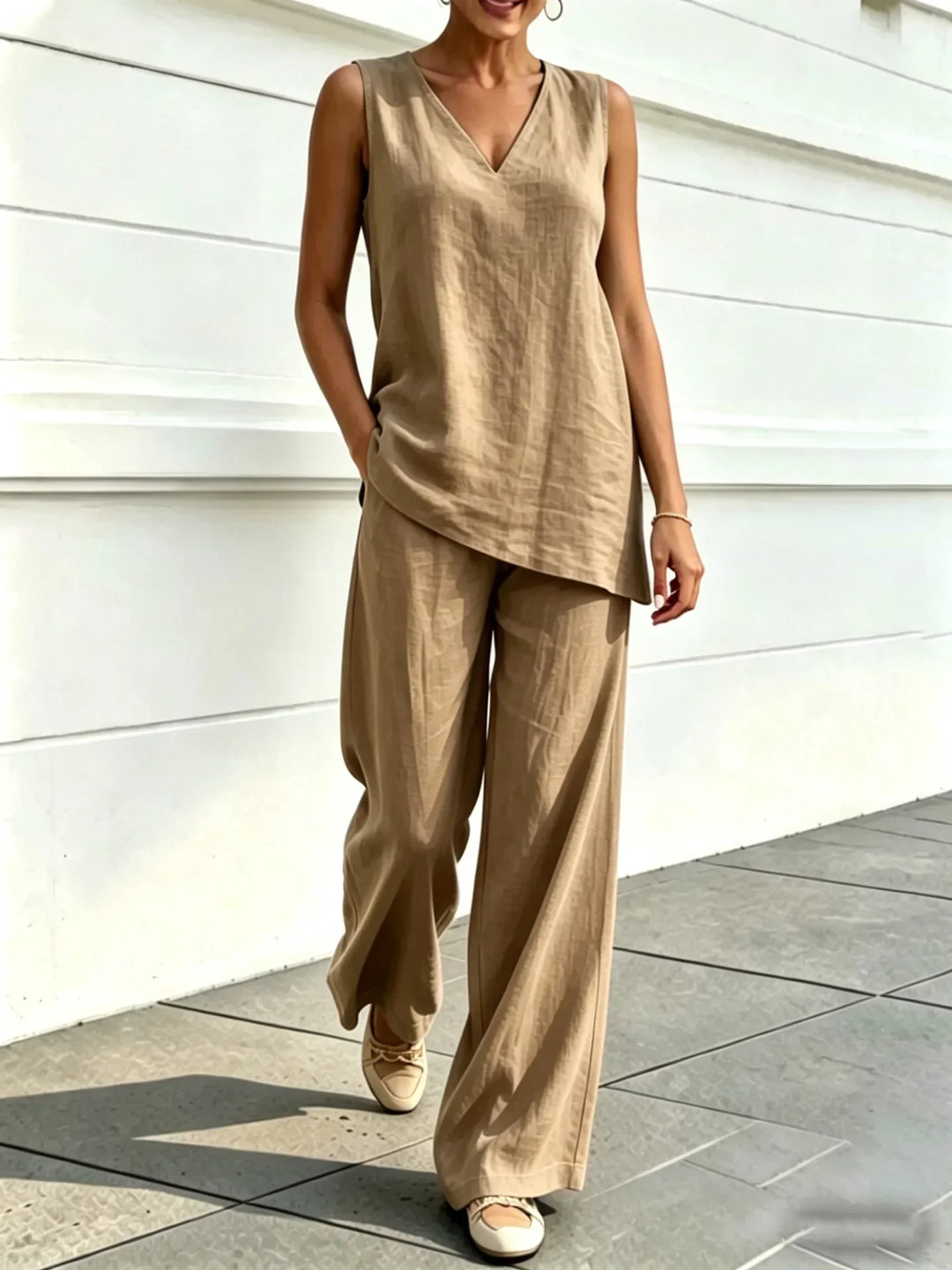 Alvira Relaxed Fit Two-Piece Set