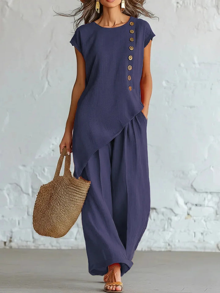 Audrey Sommer Linen Coordinated Set