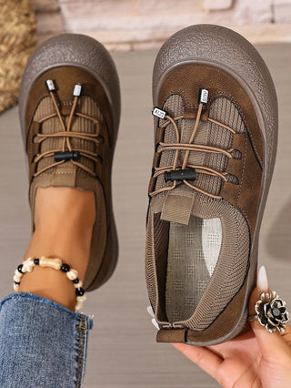 Joelle Elastische Slip-On Schnürschuhe