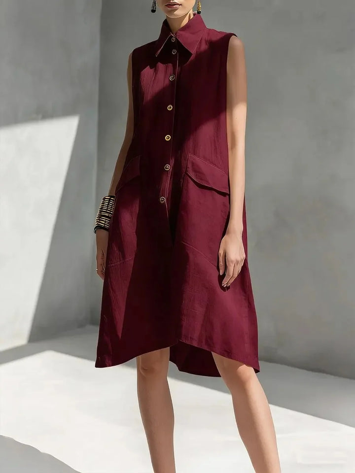 Maliyah Linen Mini Shirt Dress