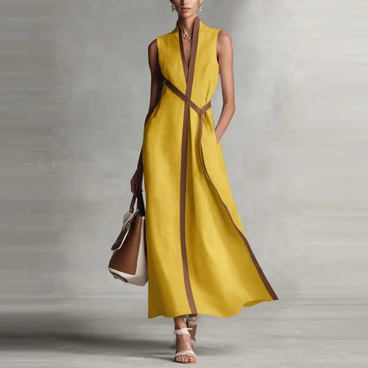 Bethany Elegantes A-Linien Maxikleid