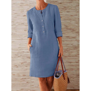 Camille Langarm Kurzkleid