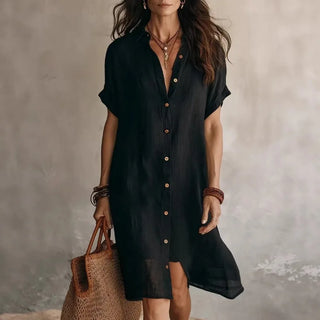Aria Button-Up Dress