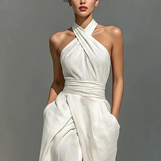 Asterin Halter Maxi Dress