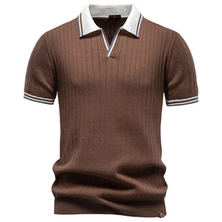 Hudson Strick-Polo-Shirt