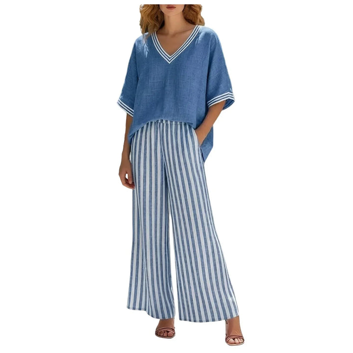 Marissa Gestreiftes Zweiteiliges Outfit