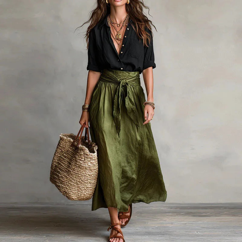 Hannah Linen Coordinated Outfit