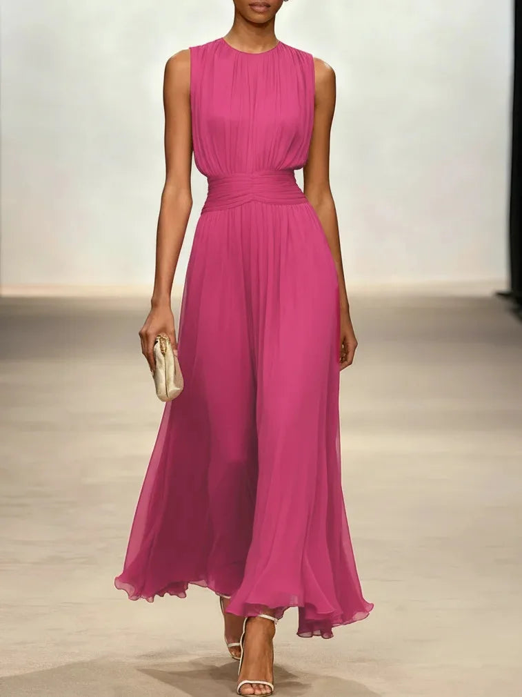 Elenora Ärmelloses Maxi-Kleid