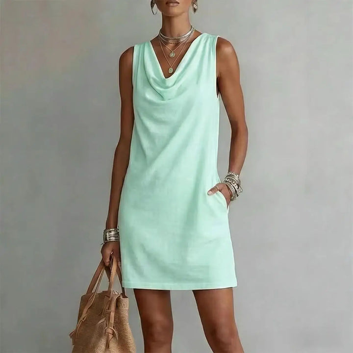 Tessa Leichtes Mini Kleid mit Taschen