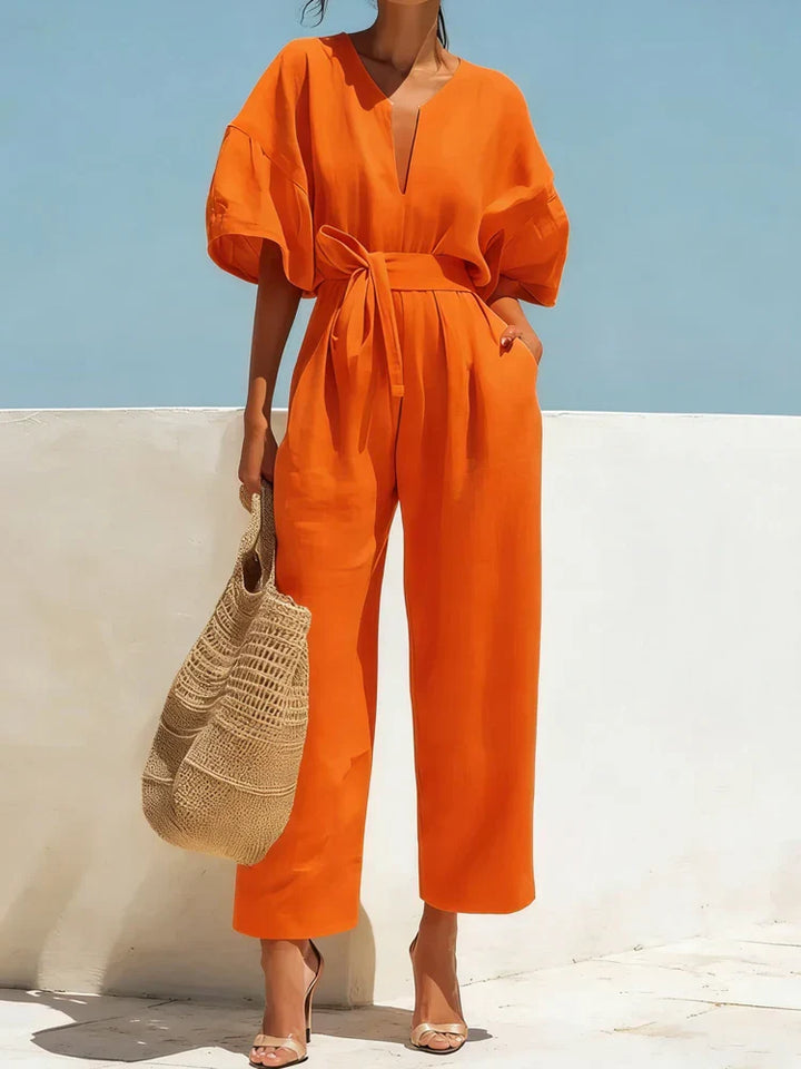 Emina Summer Linen Jumpsuit