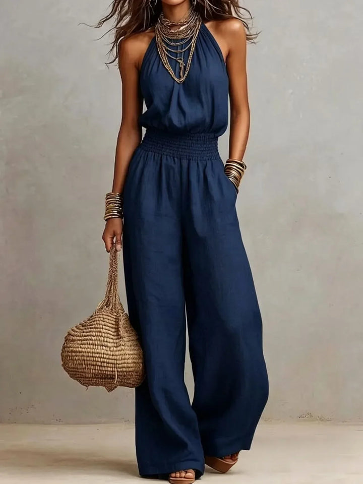 Bianca Weitbeiniger Fließender Jumpsuit