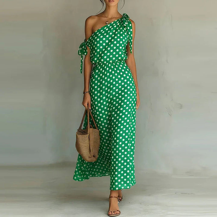 Nora Off-Shoulder Flowing Maxi Dress