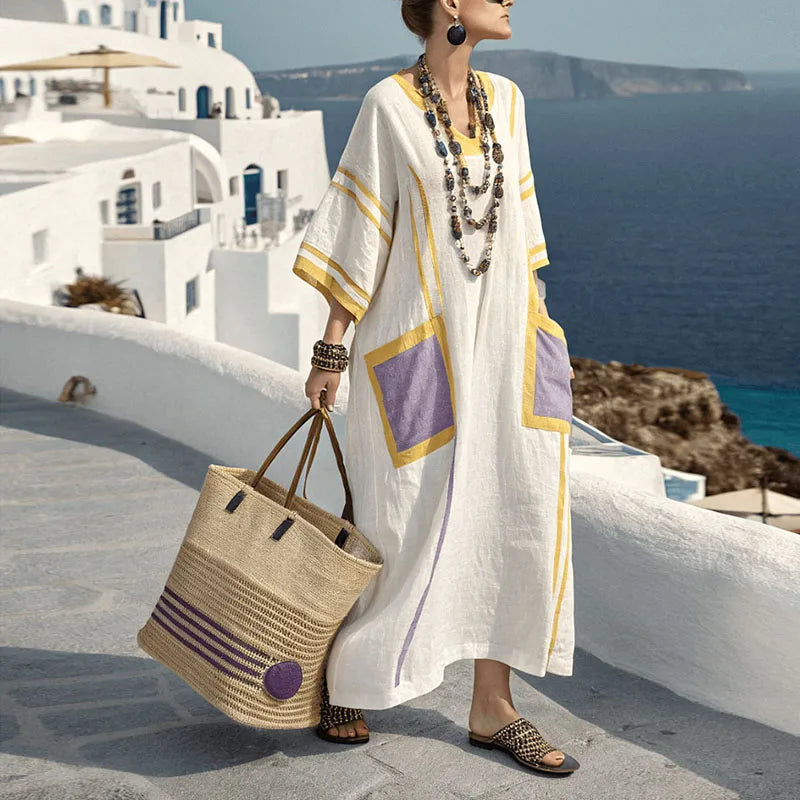 Gracia Breezy V-Neck Maxi Summer Dress