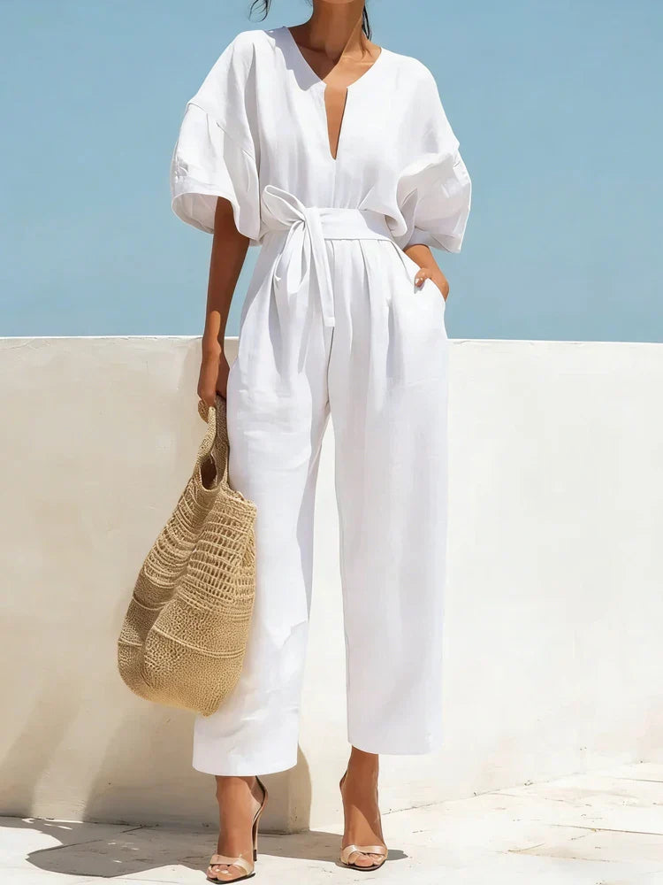 Emina Summer Linen Jumpsuit