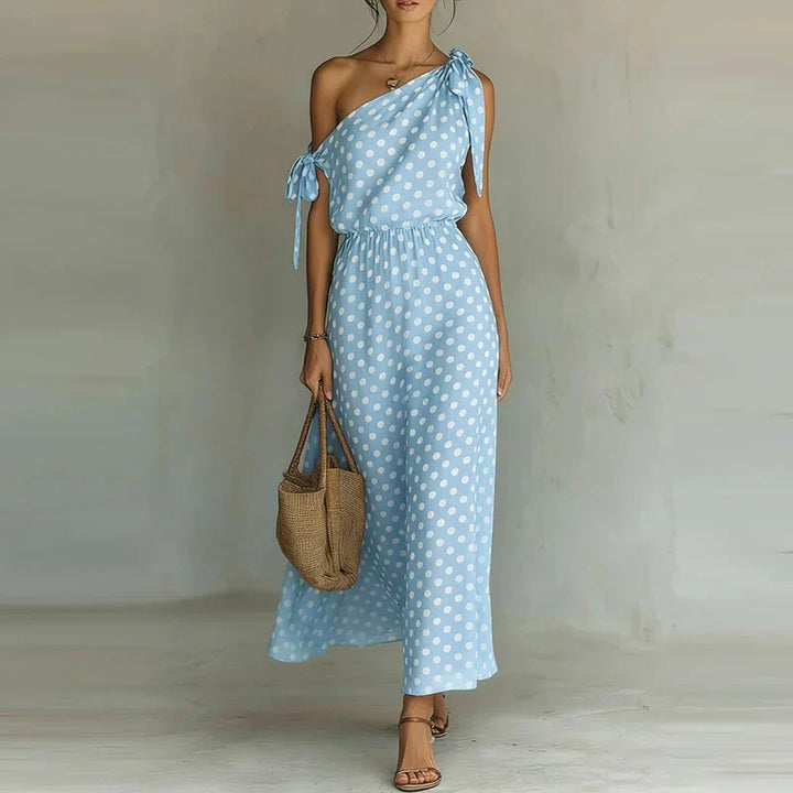 Nora Off-Shoulder Flowing Maxi Dress