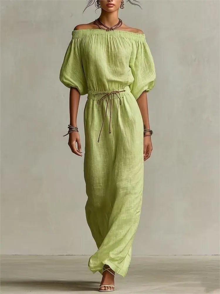 Dorothy Off-Shoulder Maxi Dress
