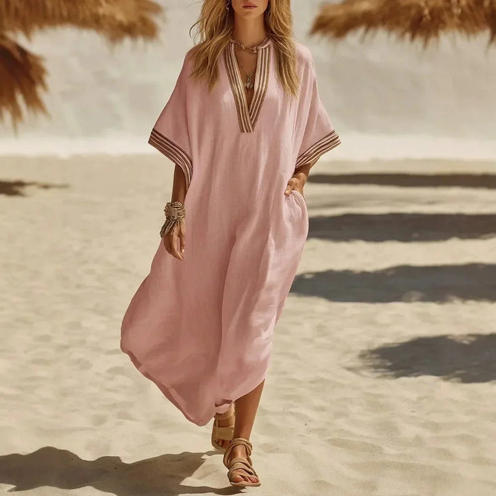 Serena Luftiges Kaftan Maxikleid