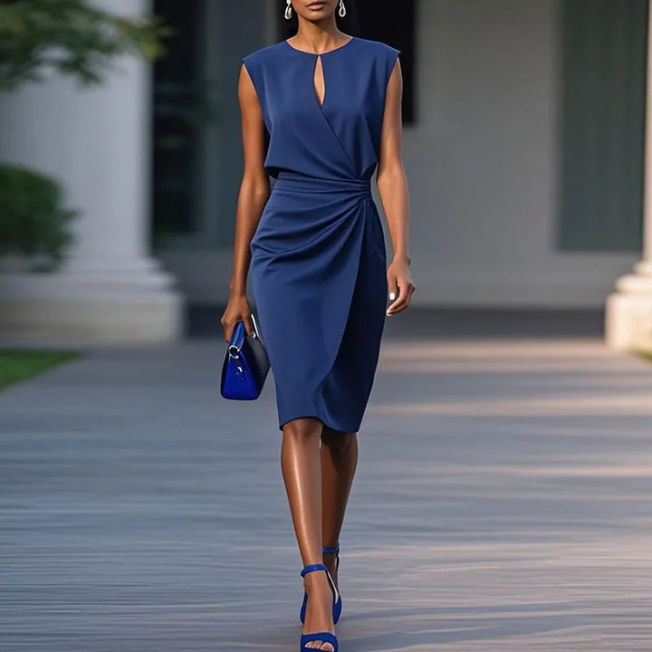 Elegantes Kleid von Marsha Raffung