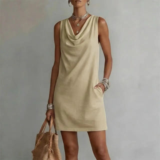 Tessa Leichtes Mini Kleid mit Taschen