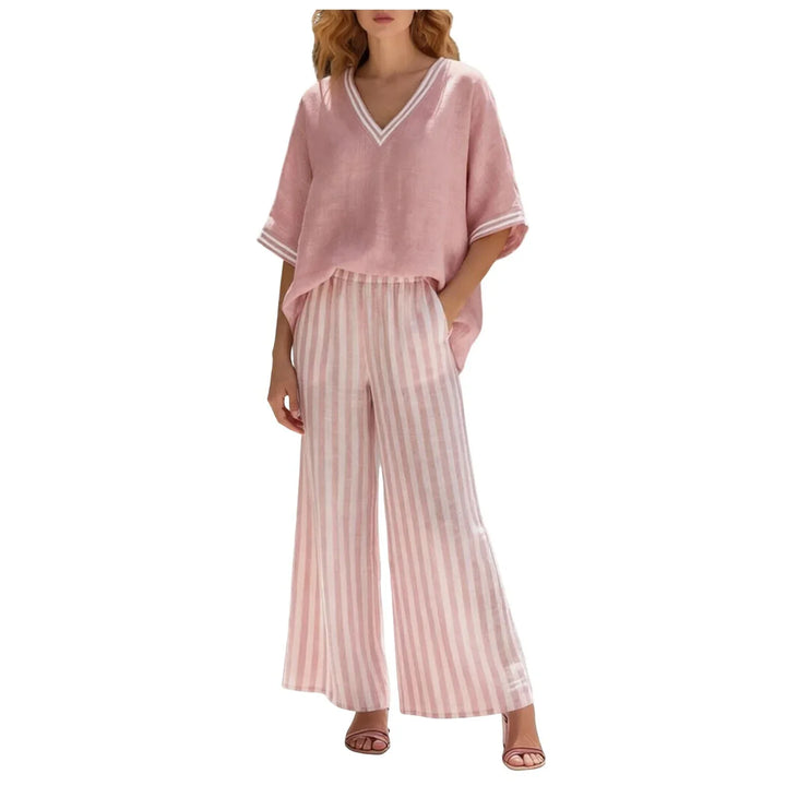 Marissa Gestreiftes Zweiteiliges Outfit