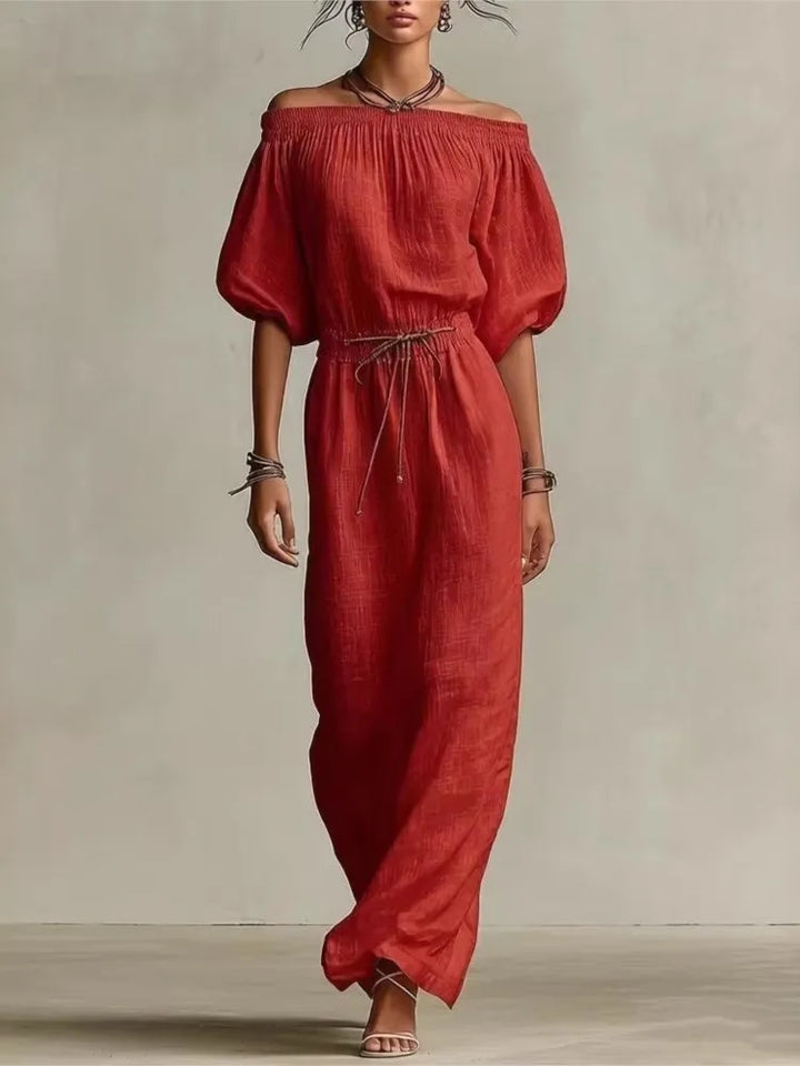 Dorothy Off-Shoulder Maxi Dress