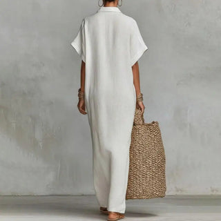 Maxikleid mit kurzen Ärmeln von Salone