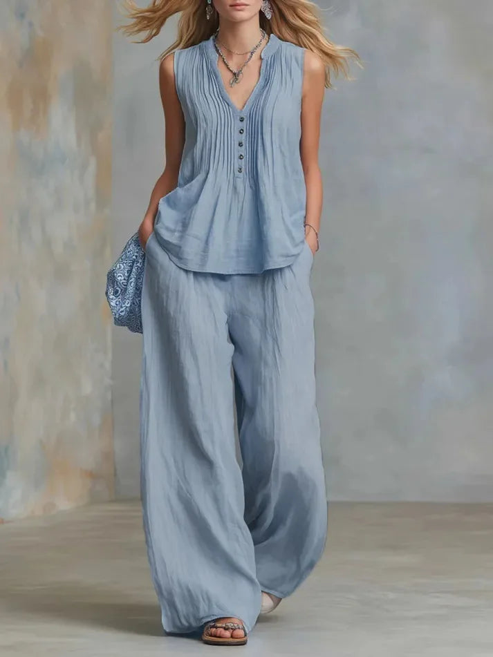 Lauren Faltenrock Zweiteiliges Set