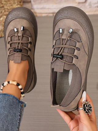 Joelle Elastische Slip-On Schnürschuhe