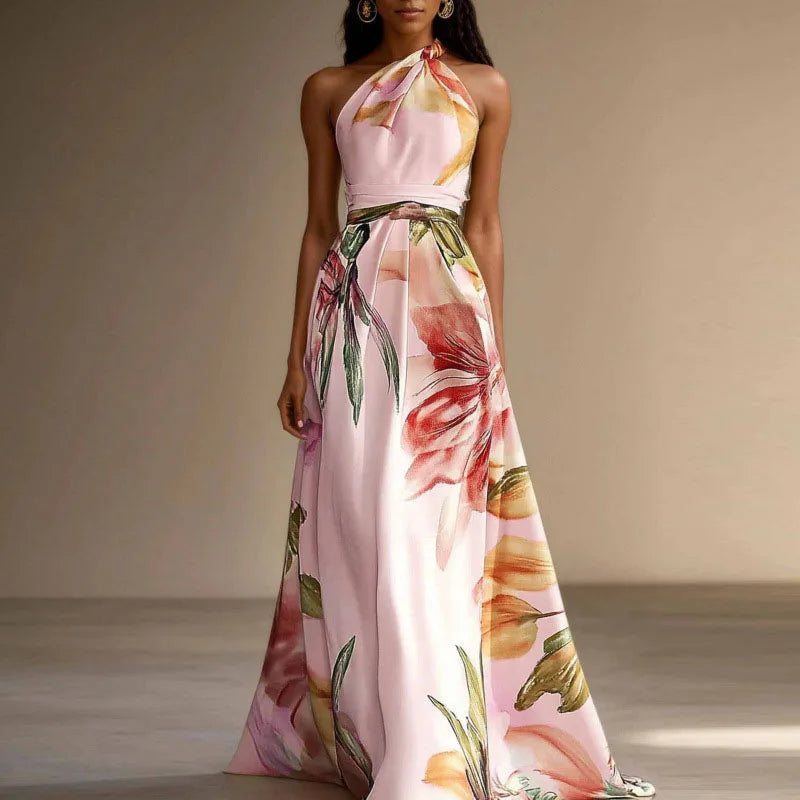 Aveera Floral Maxi Dress for Wedding Guests