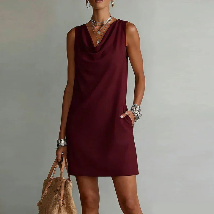 Tessa Leichtes Mini Kleid mit Taschen