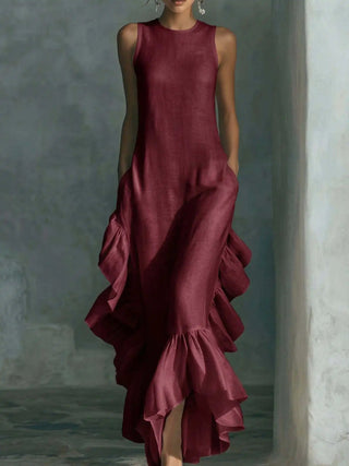 Elara Luftiges Rüschensommerkleid