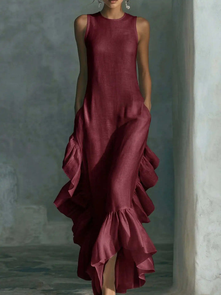 Elara Luftiges Rüschensommerkleid