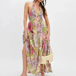 Yasmine Floral Cutout Maxi Dress