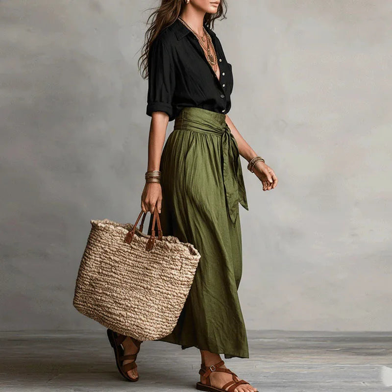 Hannah Linen Coordinated Outfit