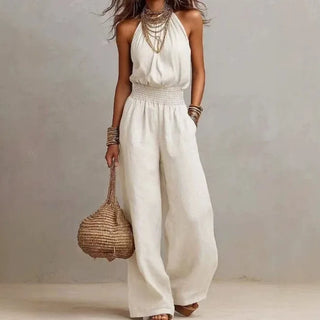 Bianca Weitbeiniger Fließender Jumpsuit
