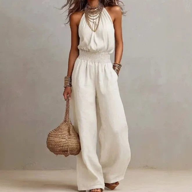 Bianca Weitbeiniger Fließender Jumpsuit