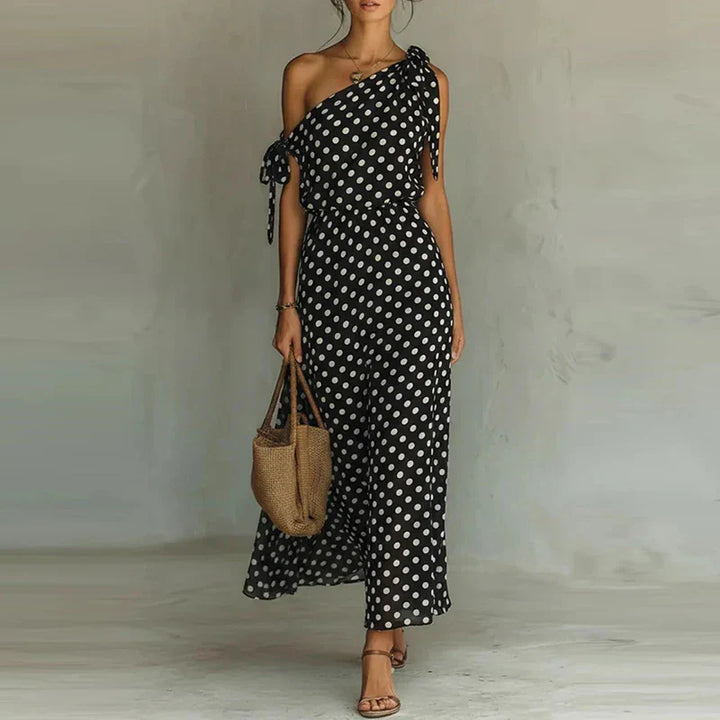 Nora Off-Shoulder Flowing Maxi Dress