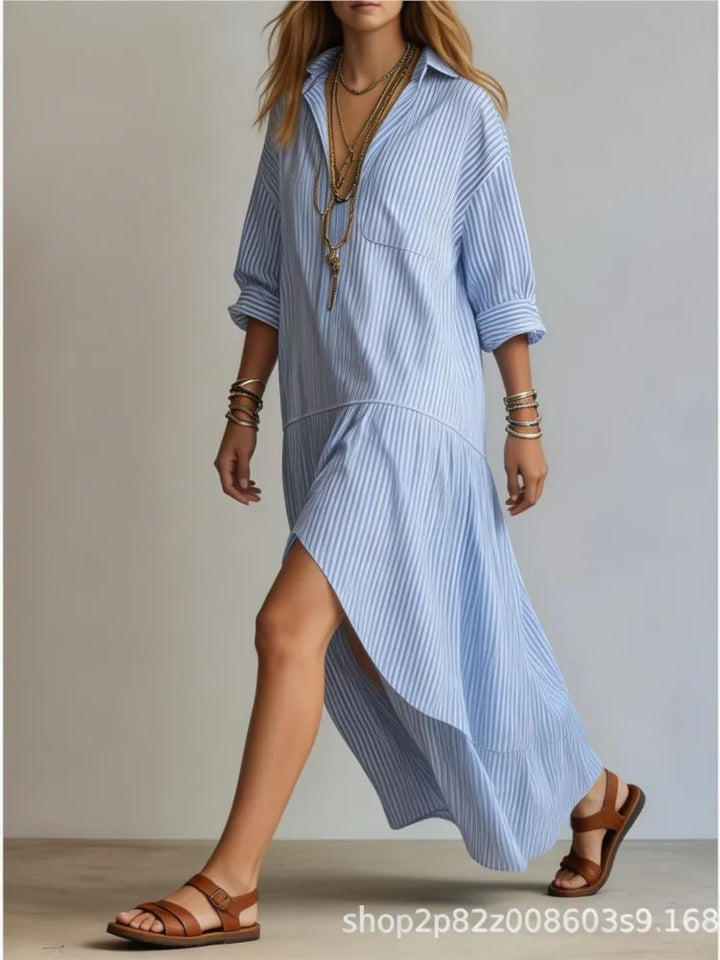 Gestreiftes Maxikleid von Madeline