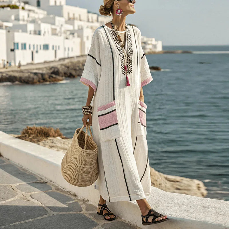 Gracia Breezy V-Neck Maxi Summer Dress