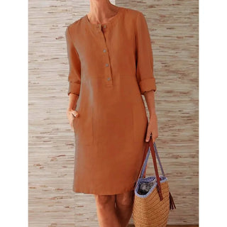 Camille Langarm Kurzkleid