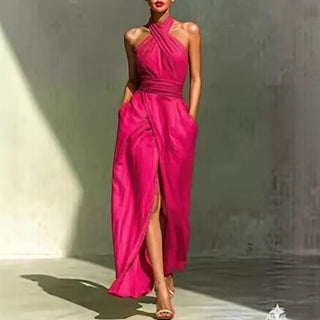 Asterin Halter Maxi Dress