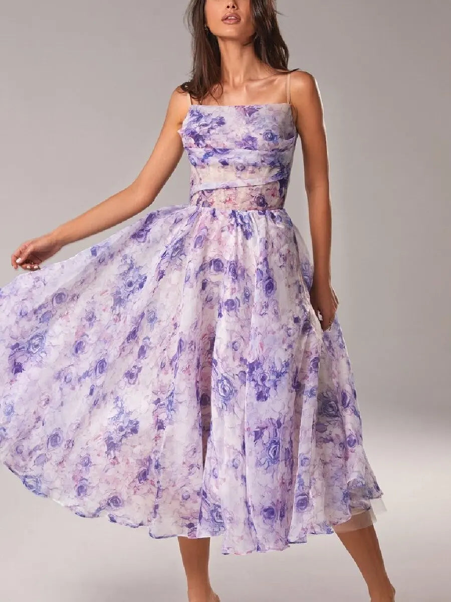 Fiorisse Floral Midi Summer Dress